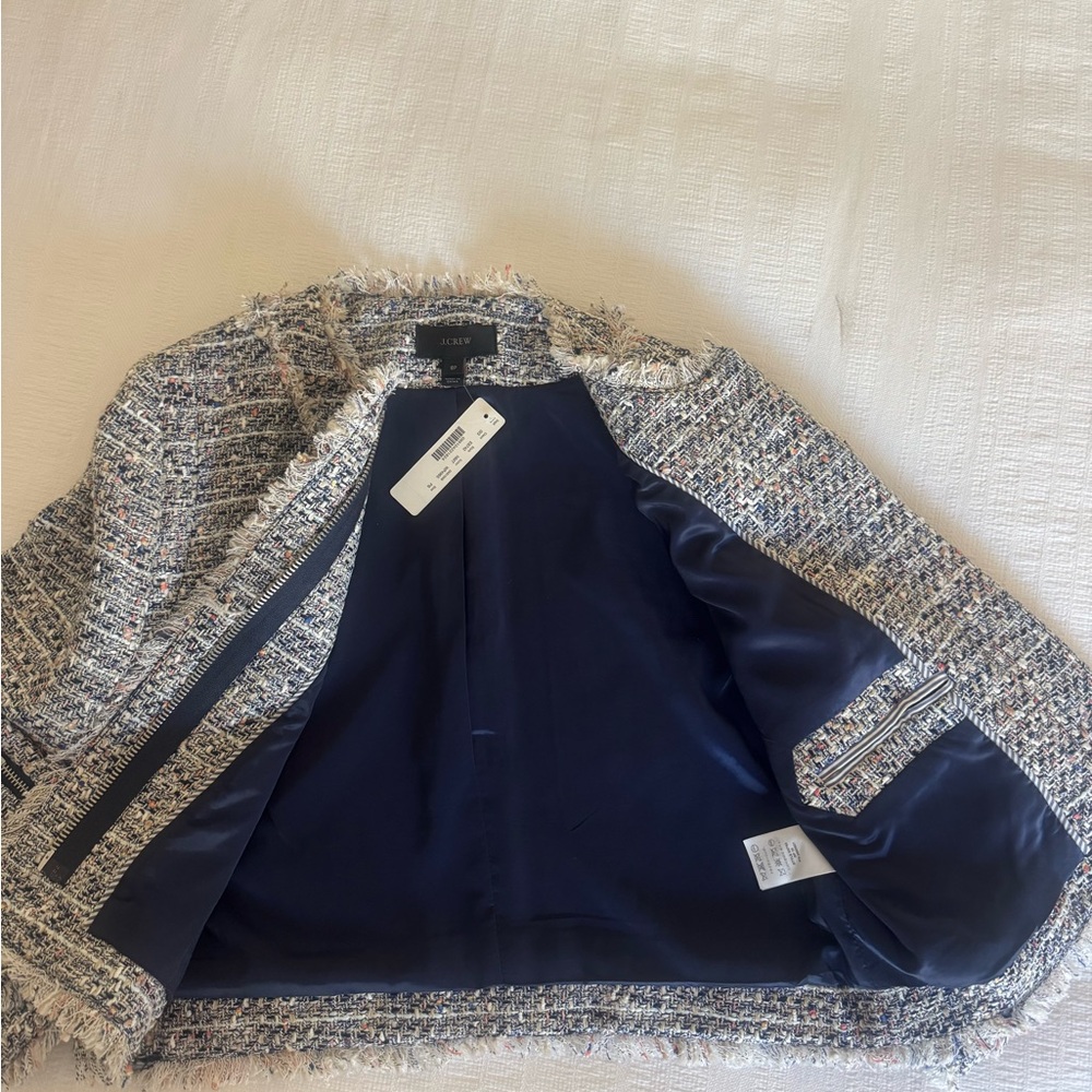 JNWT-JCrew Multicolor Tweed Blazer
